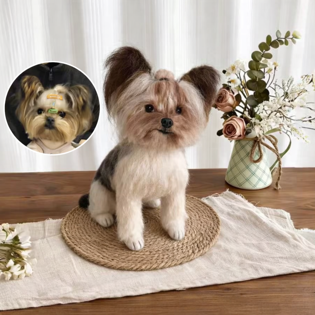 Custom Pet Replica | Handmade Needle Felted Sculpture