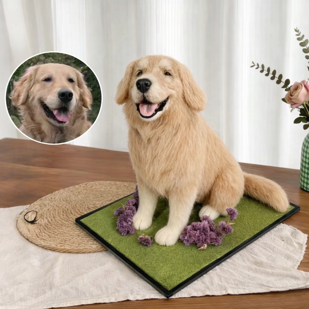 Custom Pet Replica | Handmade Needle Felted Sculpture