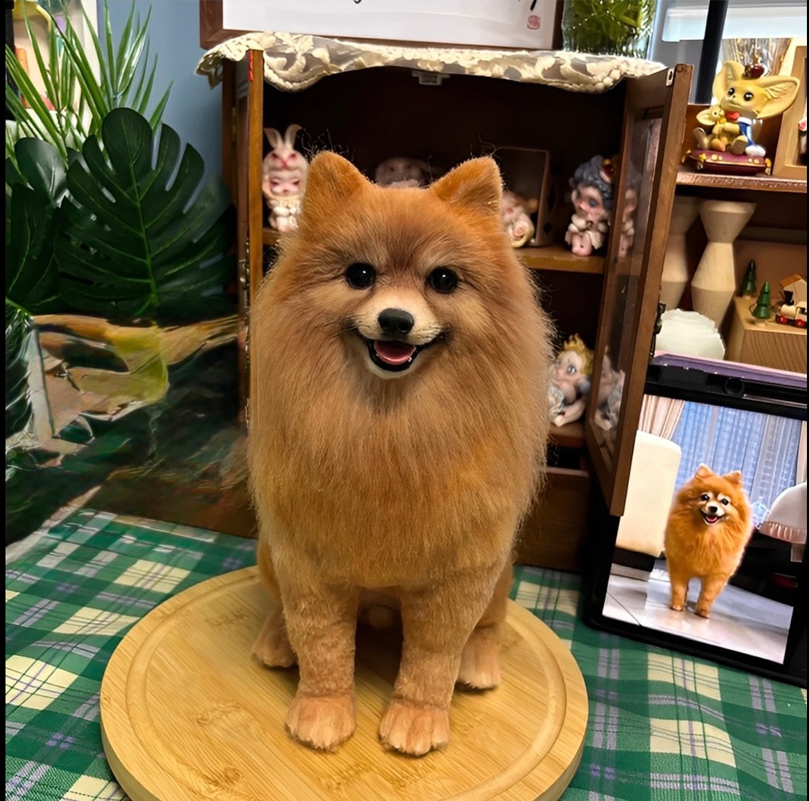 Custom Pet Replica | Handmade Needle Felted Sculpture