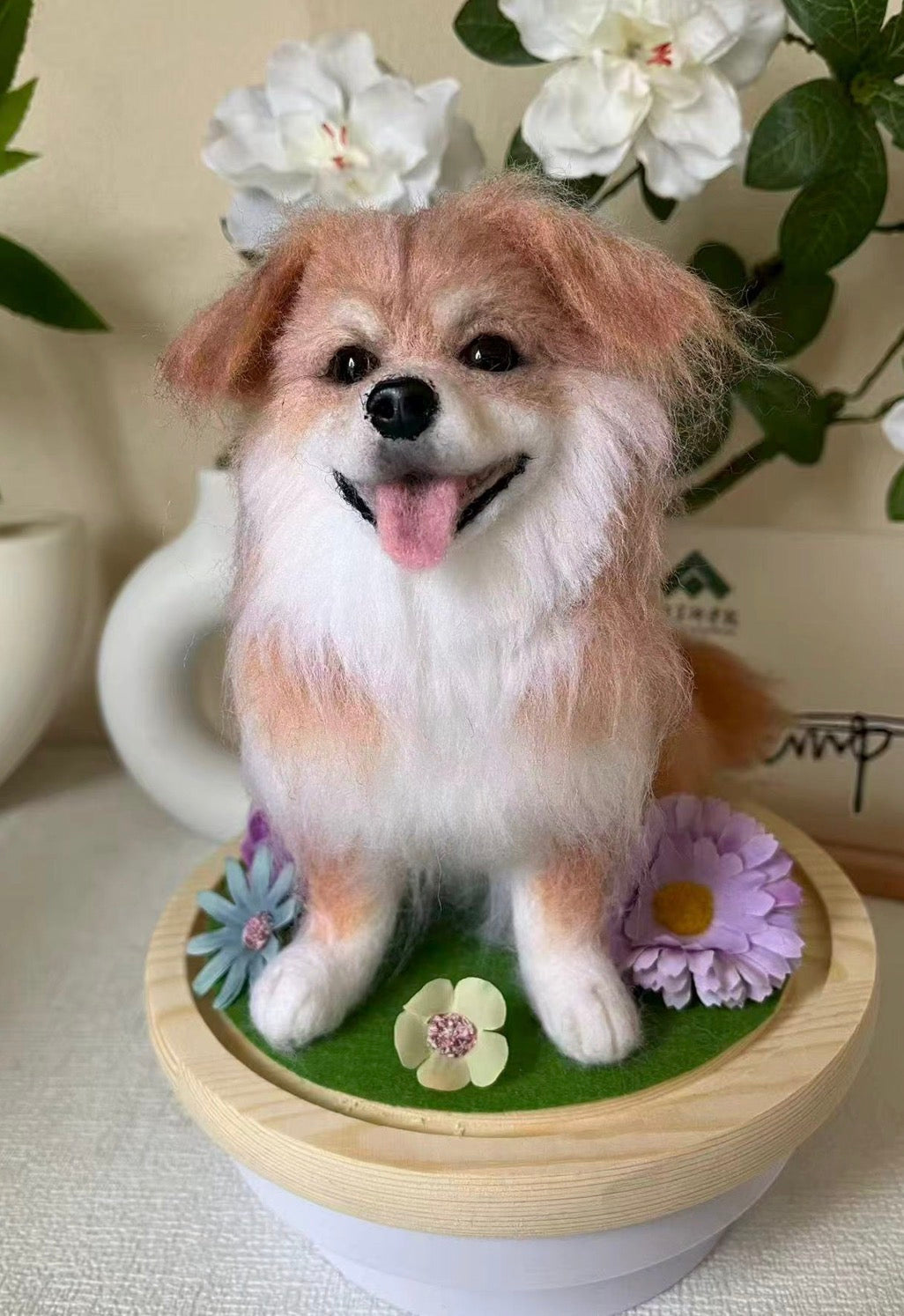 Custom Pet Replica | Handmade Needle Felted Sculpture