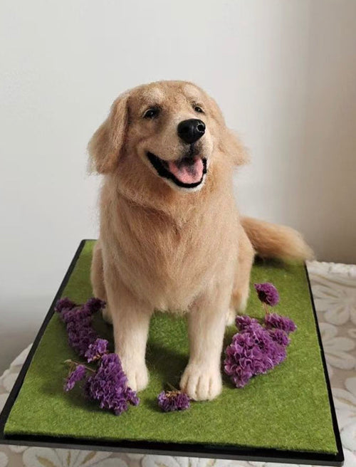 Custom Pet Replica | Handmade Needle Felted Sculpture